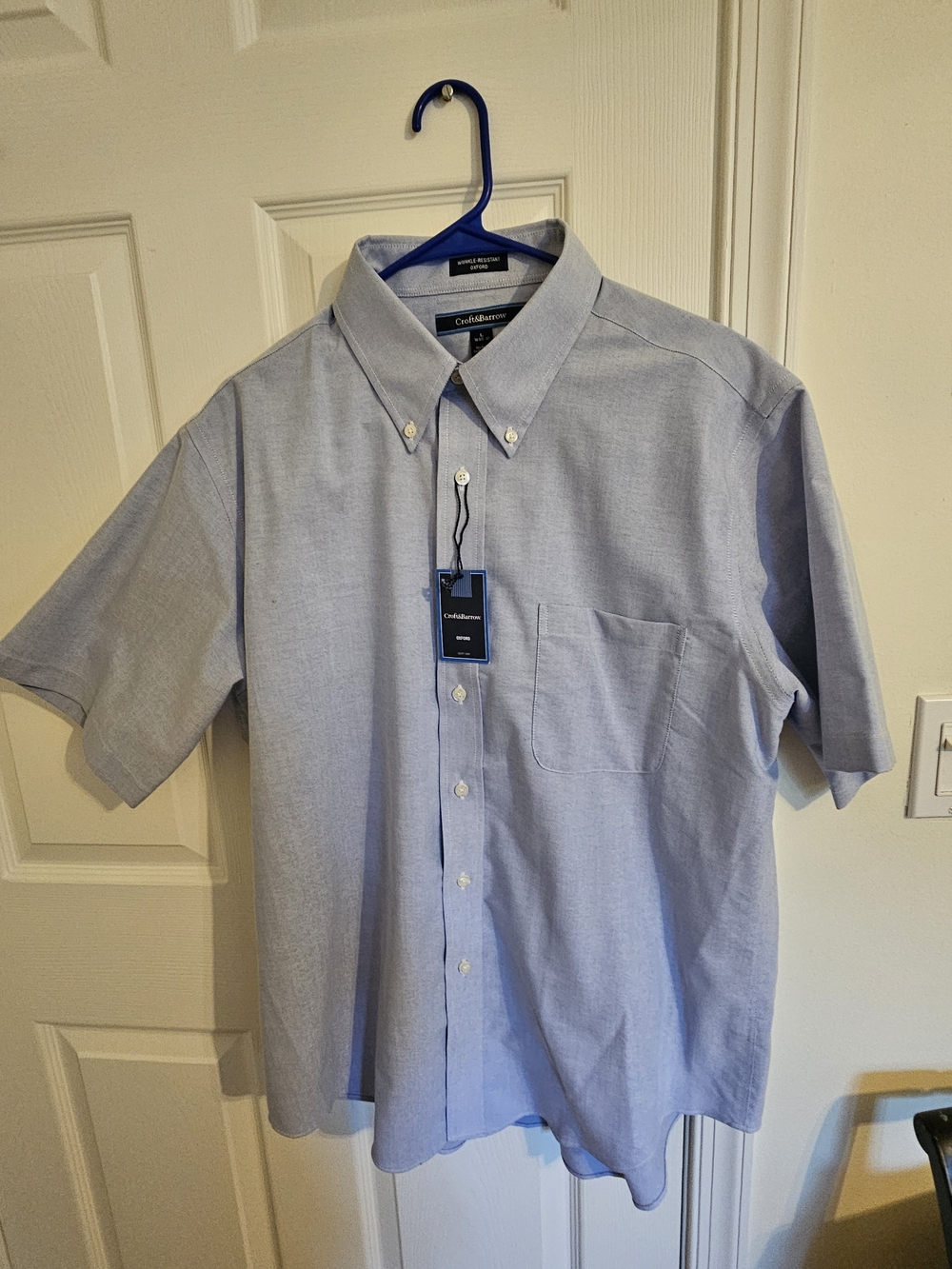 Croft & Barrow Short-Sleeve Button-Down Oxford Shirt